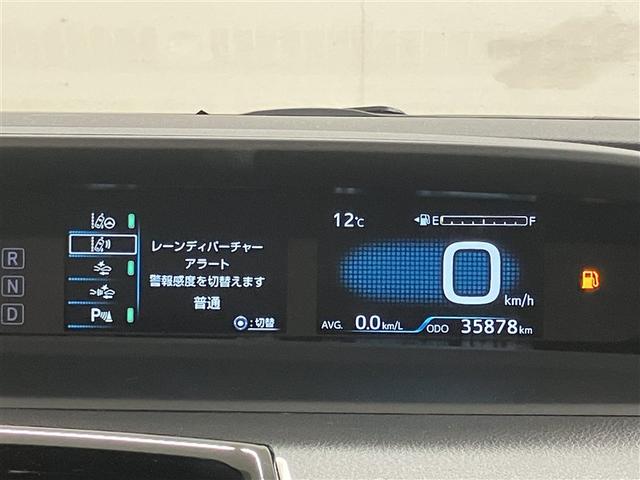 プリウス Ａ　衝突軽減ブレーキシステム　Ｂモニタ　記録簿有　ＬＥＤヘッド　クルーズコントロール　セキュリティー　スマートキー　パワーステアリング　Ｐシート　ＥＴＣ　１オーナー　アルミホイル　オートエアコン　ＳＲＳ（12枚目）
