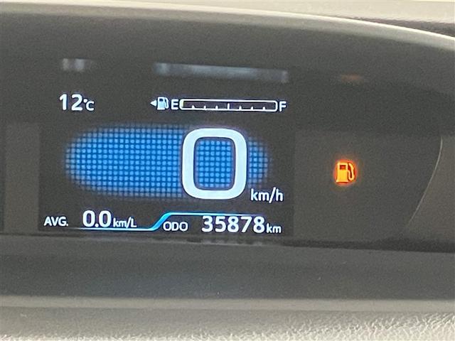 プリウス Ａ　衝突軽減ブレーキシステム　Ｂモニタ　記録簿有　ＬＥＤヘッド　クルーズコントロール　セキュリティー　スマートキー　パワーステアリング　Ｐシート　ＥＴＣ　１オーナー　アルミホイル　オートエアコン　ＳＲＳ（13枚目）