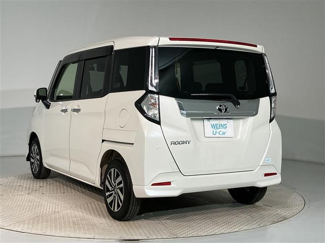 ルーミー カスタムG アイドリング 両側電動SD LEDヘット バックビューモニター 衝突回避ブレーキ スマートキー メモリナビ ワンセグTV クルーズコントロール 点検記録簿 ETC ドライブレコーダー 1オーナー PW(4枚目)