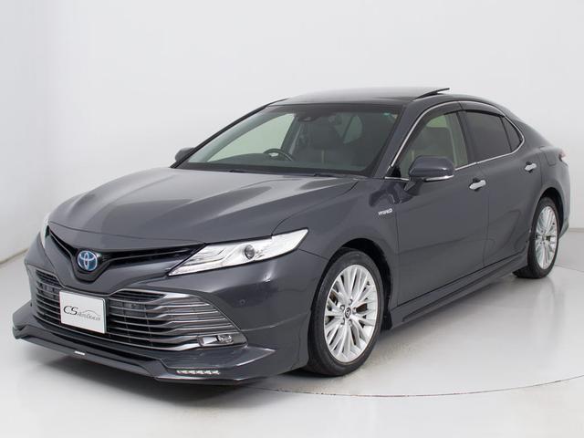 カムリ Ｇレザーパッケージ　（オートサロンカラードラバイドグレーＢＭＷ）（禁煙車）（パノラマムーンルーフ）（フルエアロカスタム）（メーカーオプションＳＤナビ）（セーフティセンスレーダークルーズ）（プリクラッシュＢＳＭ）（黒本革）（13枚目）
