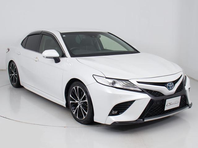カムリ WS (トヨタセーフティセンス)(プリクラッシュ)(レーダークルーズ)(LDA)(クリアランスソナー)(LEDヘッドライト)(メーカーオプションSDマルチナビ)(ハーフレザーシート)(カラーバックモニター)(15枚目)