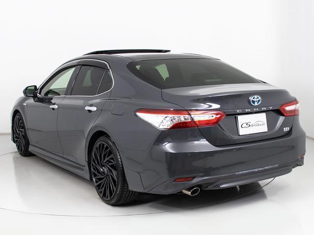 カムリ Ｇレザーパッケージ　（禁煙車）（オートサロンカラードラバイドグレーＢＭＷ）（新品２０インチＡＷ）（パノラマムーンルーフ）（フルエアロカスタム）（セーフティセンスレーダークルーズ）（プリクラッシュＢＳＭ）（黒本革）（16枚目）