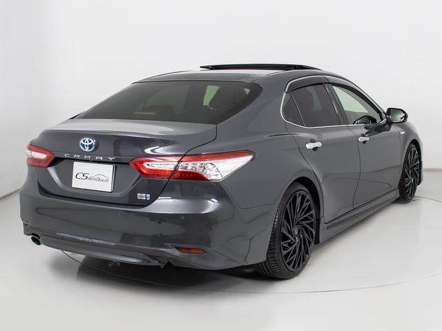 カムリ Ｇレザーパッケージ　（禁煙車）（オートサロンカラードラバイドグレーＢＭＷ）（新品２０インチＡＷ）（パノラマムーンルーフ）（フルエアロカスタム）（セーフティセンスレーダークルーズ）（プリクラッシュＢＳＭ）（黒本革）（18枚目）