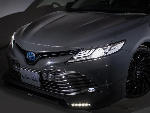 カムリ Ｇレザーパッケージ　（禁煙車）（オートサロンカラードラバイドグレーＢＭＷ）（新品２０インチＡＷ）（パノラマムーンルーフ）（フルエアロカスタム）（セーフティセンスレーダークルーズ）（プリクラッシュＢＳＭ）（黒本革）（22枚目）