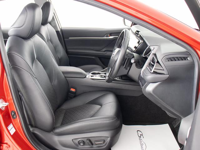 カムリ ＷＳレザーパッケージ　（禁煙）（セーフティセンス）（プリクラッシュ）（レーダークルーズ）（ＬＤＡ）（クリアランスソナー）（黒本革）（シートヒーター）（ＬＥＤヘッドライト）（メーカーオプションＳＤナビ）（Ｂｌｕｅｔｏｏｔｈ）（22枚目）