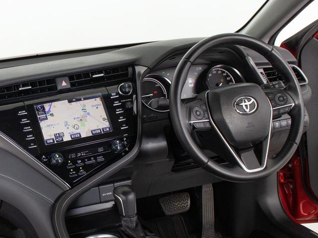 カムリ ＷＳレザーパッケージ　（禁煙）（セーフティセンス）（プリクラッシュ）（レーダークルーズ）（ＬＤＡ）（クリアランスソナー）（黒本革）（シートヒーター）（ＬＥＤヘッドライト）（メーカーオプションＳＤナビ）（Ｂｌｕｅｔｏｏｔｈ）（29枚目）