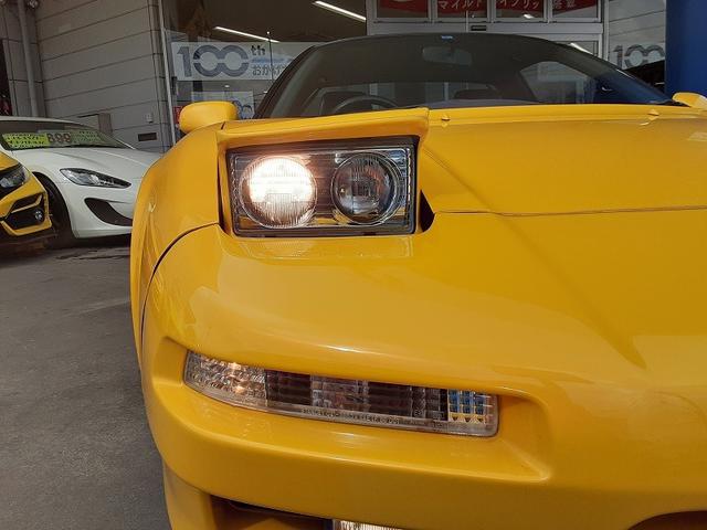 ＮＳＸ ＶＴＥＣ☆専用イエロー☆黒本革Ｓ☆走行４．２万ＫＭ☆修復無☆　☆試乗ＯＫ☆実走行４００００ｋｍ台☆ユーザー買取車　禁煙車　黒本革シート　パワーシート　クルーズコントロール　ＥＴＣ　ＤＫマフラールートＫＳ　純正アルミホイール　純正マフラー有　保証書　取説　記録簿（54枚目）