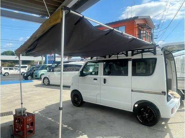 ＮＶ１００クリッパーバン ＤＸ　ＧＬパッケージ　４ＷＤ☆ワンオーナー☆キャンピング仕様☆ＨＡＲＤ　ＣＡＲＧＯルームテント☆サイドオーニング☆ルーフラック☆リアラダー☆ＮＡＮＫＡＮＧ　ＭＴタイヤ☆ＶＥＮＥＳアルミ☆キーレス☆パーキングセンサー☆（79枚目）