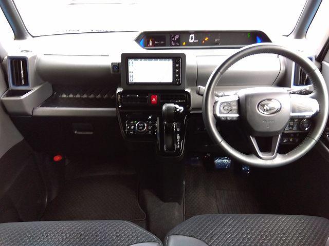 タント カスタムＲＳ　ターボ☆純正ナビ☆フルセグ☆Ｂｌｕｅｔｏｏｔｈ☆両側電動スライドドア☆全方位モニター☆衝突軽減ブレーキ☆車線逸脱警報☆ＬＥＤヘッドライト☆フォグ☆スーパースライドシート☆ハーフレザーシート（2枚目）