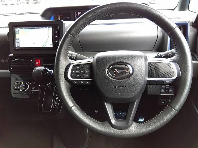 タント カスタムＲＳ　ターボ☆純正ナビ☆フルセグ☆Ｂｌｕｅｔｏｏｔｈ☆両側電動スライドドア☆全方位モニター☆衝突軽減ブレーキ☆車線逸脱警報☆ＬＥＤヘッドライト☆フォグ☆スーパースライドシート☆ハーフレザーシート（40枚目）