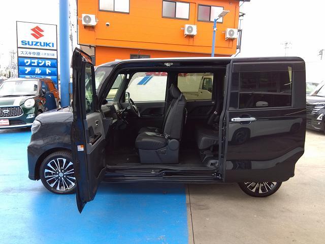 タント カスタムＲＳ　ターボ☆純正ナビ☆フルセグ☆Ｂｌｕｅｔｏｏｔｈ☆両側電動スライドドア☆全方位モニター☆衝突軽減ブレーキ☆車線逸脱警報☆ＬＥＤヘッドライト☆フォグ☆スーパースライドシート☆ハーフレザーシート（63枚目）