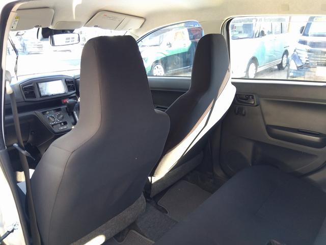 ミライース Ｌ　ＳＡＩＩＩ　禁煙車　カロッツェリアＳＤナビ　Ｂカメラ　Ｂｌｕｅｔｏｏｔｈ　スマートアシストＩＩＩ　キーレス　アイドリングストップ　フロアマット　ドアバイザー（12枚目）