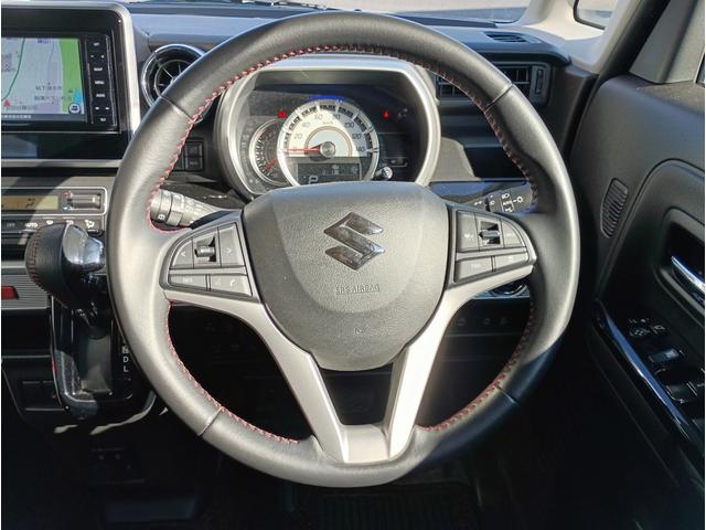 スペーシアカスタム ハイブリッドXS 禁煙車 純正ナビ 全方位モニター 純正前後ドライブレコーダー Bluetooth フルセグTV DVD再生 シートヒーター ハーフレザーシート リアパーキングセンサー ヘッドアップディスプレイ(9枚目)