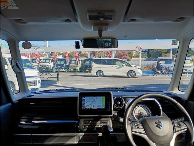 スペーシアカスタム ハイブリッドXS 禁煙車 純正ナビ 全方位モニター 純正前後ドライブレコーダー Bluetooth フルセグTV DVD再生 シートヒーター ハーフレザーシート リアパーキングセンサー ヘッドアップディスプレイ(11枚目)