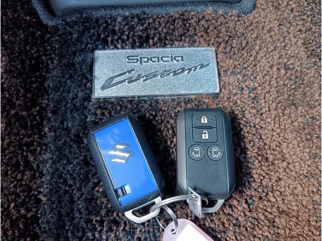 スペーシアカスタム ハイブリッドXS 禁煙車 純正ナビ 全方位モニター 純正前後ドライブレコーダー Bluetooth フルセグTV DVD再生 シートヒーター ハーフレザーシート リアパーキングセンサー ヘッドアップディスプレイ(13枚目)