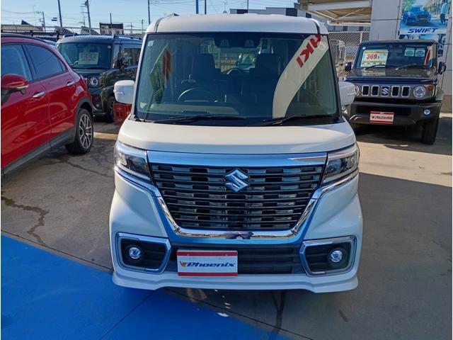 スペーシアカスタム ハイブリッドXS 禁煙車 純正ナビ 全方位モニター 純正前後ドライブレコーダー Bluetooth フルセグTV DVD再生 シートヒーター ハーフレザーシート リアパーキングセンサー ヘッドアップディスプレイ(45枚目)