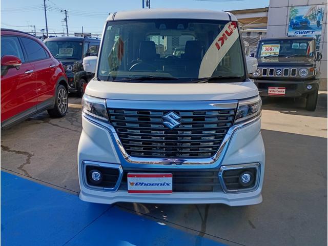 スペーシアカスタム ハイブリッドXS 禁煙車 純正ナビ 全方位モニター 純正前後ドライブレコーダー Bluetooth フルセグTV DVD再生 シートヒーター ハーフレザーシート リアパーキングセンサー ヘッドアップディスプレイ(47枚目)