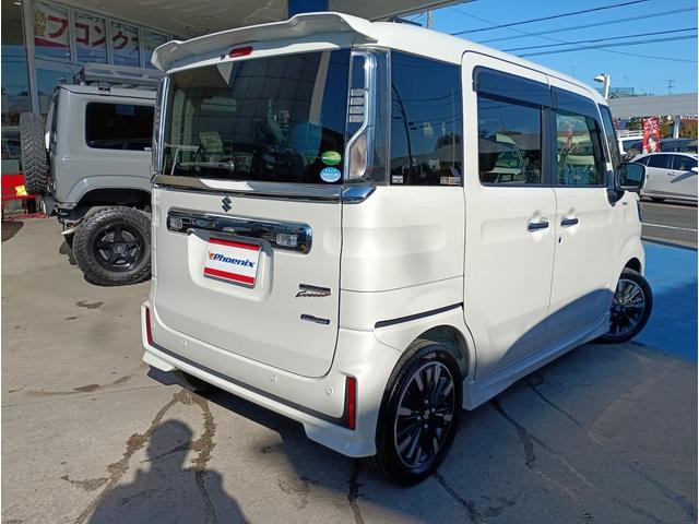 スペーシアカスタム ハイブリッドXS 禁煙車 純正ナビ 全方位モニター 純正前後ドライブレコーダー Bluetooth フルセグTV DVD再生 シートヒーター ハーフレザーシート リアパーキングセンサー ヘッドアップディスプレイ(55枚目)