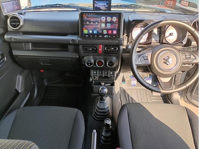 ジムニー ＸＣ　禁煙車☆５ＭＴ☆モーターファーム３インチリフトアップサス☆オートパーツサンライズスチール前後バンパー・スキッドプレート・ルーフキャリア☆ＡＴＯＴＯ９型ディスプレイオーディオ☆バックカメラ☆サイドカメラ（2枚目）