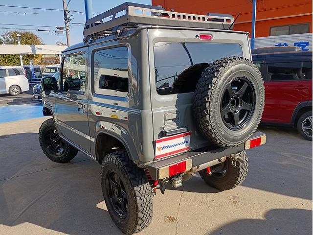 ジムニー ＸＣ　禁煙車☆５ＭＴ☆モーターファーム３インチリフトアップサス☆オートパーツサンライズスチール前後バンパー・スキッドプレート・ルーフキャリア☆ＡＴＯＴＯ９型ディスプレイオーディオ☆バックカメラ☆サイドカメラ（10枚目）