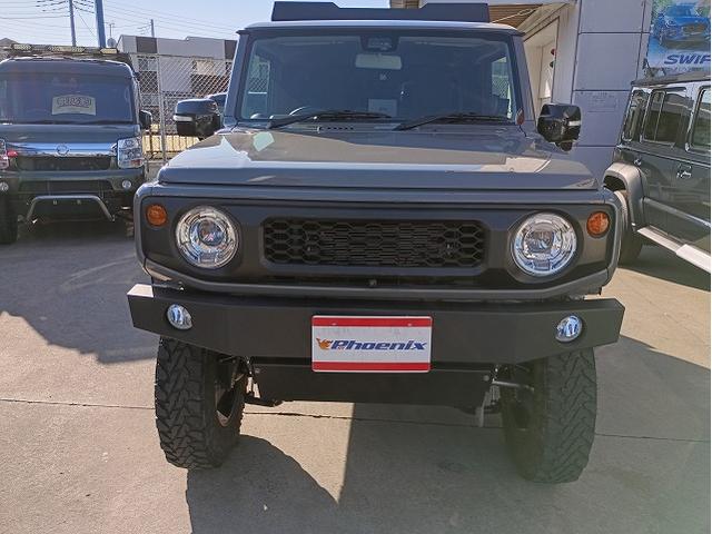 ジムニー ＸＣ　禁煙車☆５ＭＴ☆モーターファーム３インチリフトアップサス☆オートパーツサンライズスチール前後バンパー・スキッドプレート・ルーフキャリア☆ＡＴＯＴＯ９型ディスプレイオーディオ☆バックカメラ☆サイドカメラ（12枚目）