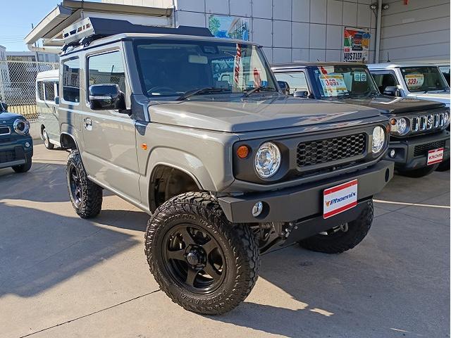 ジムニー ＸＣ　禁煙車☆５ＭＴ☆モーターファーム３インチリフトアップサス☆オートパーツサンライズスチール前後バンパー・スキッドプレート・ルーフキャリア☆ＡＴＯＴＯ９型ディスプレイオーディオ☆バックカメラ☆サイドカメラ（13枚目）