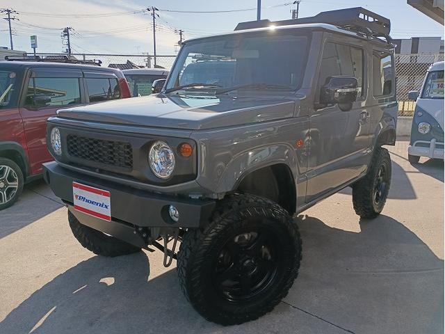 ジムニー ＸＣ　禁煙車☆５ＭＴ☆モーターファーム３インチリフトアップサス☆オートパーツサンライズスチール前後バンパー・スキッドプレート・ルーフキャリア☆ＡＴＯＴＯ９型ディスプレイオーディオ☆バックカメラ☆サイドカメラ（67枚目）