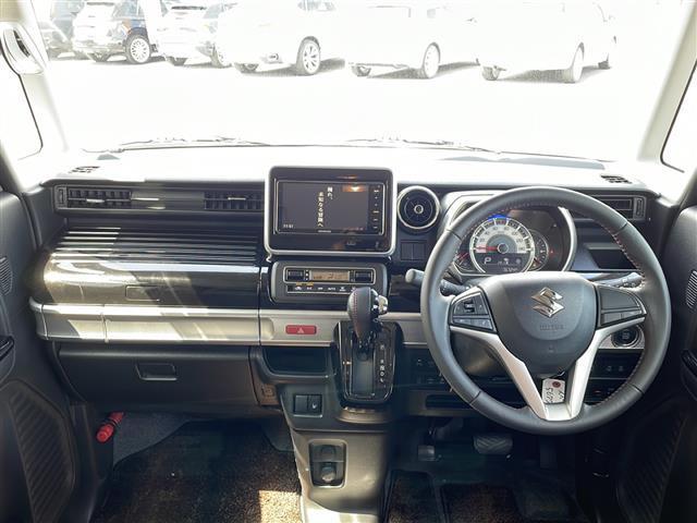 スペーシアカスタム ハイブリッドＸＳ　禁煙車　ＫＥＮＷＯＯＤナビ　ＭＤＶ－Ｚ９０４Ｗ　ＤＴＶ　ＣＤ　ＤＶＤ　ＢＴ　バックカメラ　ビルトインＥＴＣ　両側パワースライドドア　前方ドライブレコーダー　衝突軽減システム　アイドリングストップ（2枚目）