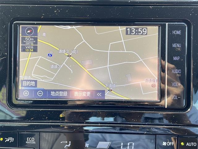 A 禁煙車 ワンオーナー 純正SDナビ フルセグTV CD DVD SD バックカメラ トヨタセーフティセンスP 通信車両接近通知 パーキングアシスト リアクロストラフィックアラート クリアランスソナー(4枚目)
