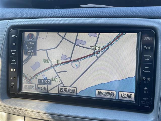 シエンタ Xリミテッド ワンオーナー 純正HDDナビ:NHDT-W58 冬タイヤ積載 ドアバイザー 保証書(6枚目)