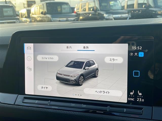 ゴルフGTI ベースグレード 純正メモリナビ(AppConnect/フルセグTV) デジタルコックピット レーダークルーズコントロール ヘッドアップディスプレイ バックカメラ シートヒーター ステアリングヒーター(11枚目)