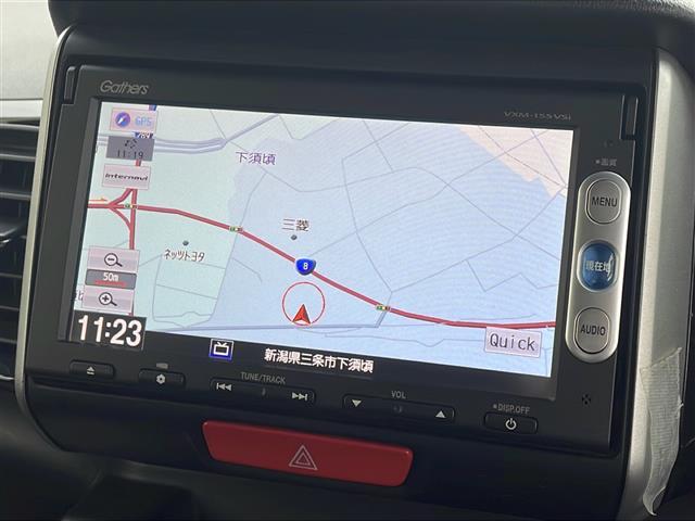 Ｎ－ＢＯＸカスタム ２トーンカラースタイル　Ｇ　ＳＳパッケージ　ナビ：ＶＸＭ－１５５ＶＸｉ（ＢＴ／ＤＴＶ／ＦＭ／ＡＭ／ワンセグ）　バックカメラ　両側電動ドア　スペアキー１本　ＥＴＣ　純正１４インチＡＷ　純正フロアマット　ウィンカーミラー　フォグランプ（7枚目）