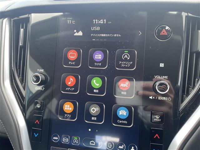 レガシィアウトバック リミテッドEX 純正11.6インチナビ アイサイトX デジタルインナーミラー パワーバックドア ドライブレコーダー ビルトインETC パワーバックドア パワーシート 全席シートヒーター ステアリングヒーター(3枚目)