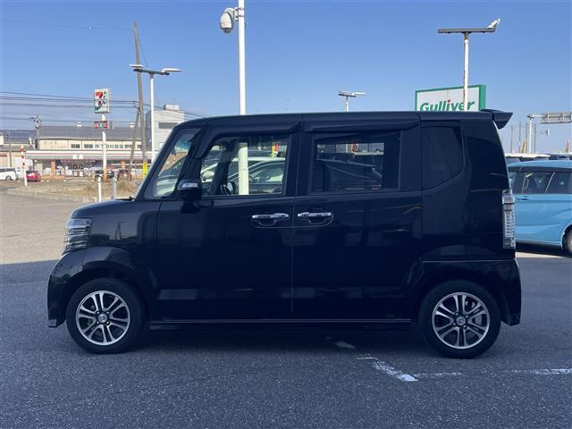 N-BOXカスタム G SSパッケージ 社外メモリナビ:NR-MZ03 バックカメラ 両側パワースライドドア 前方ドライブレコーダー ステアリングスイッチ ETC 保証書 取扱説明書(32枚目)