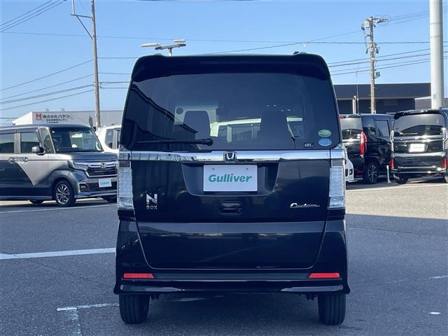 N-BOXカスタム G SSパッケージ 社外メモリナビ:NR-MZ03 バックカメラ 両側パワースライドドア 前方ドライブレコーダー ステアリングスイッチ ETC 保証書 取扱説明書(34枚目)