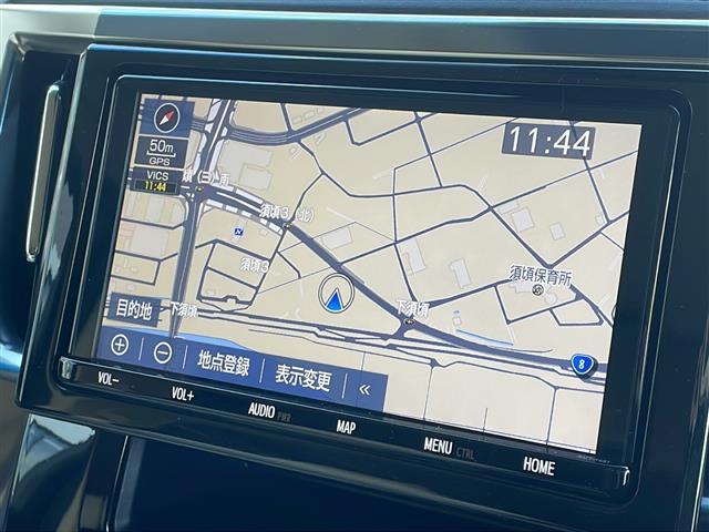 ヴェルファイアハイブリッド X 純正ナビ フルセグ Bluetooth フリップダウンモニター レザーシート 両側パワースライドドア レーダークルーズコントロール ETC バックカメラ 純正フロアマット 純正AW16インチ(10枚目)