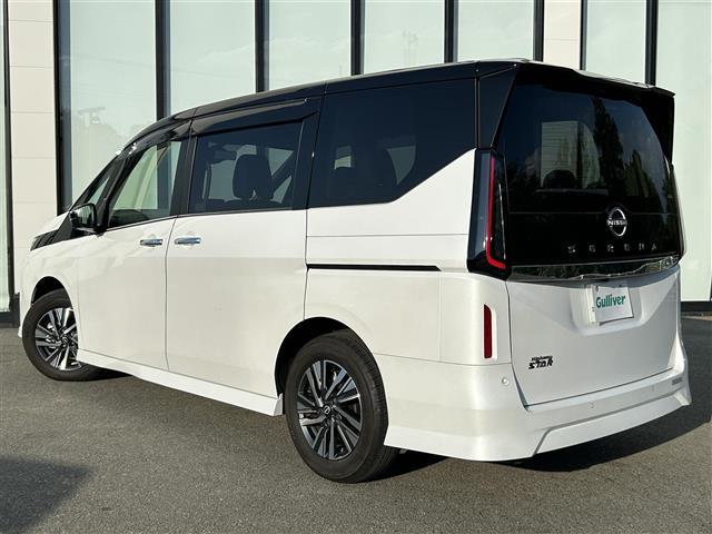 セレナ ハイウェイスターV プロパイロット 純正9インチナビ フルセグTV Bluetooth アラウンドビューモニター 両側パワースライドドア 前後コーナーセンサー BSM 後席11インチモニター 追従型クルーズコントロール(35枚目)