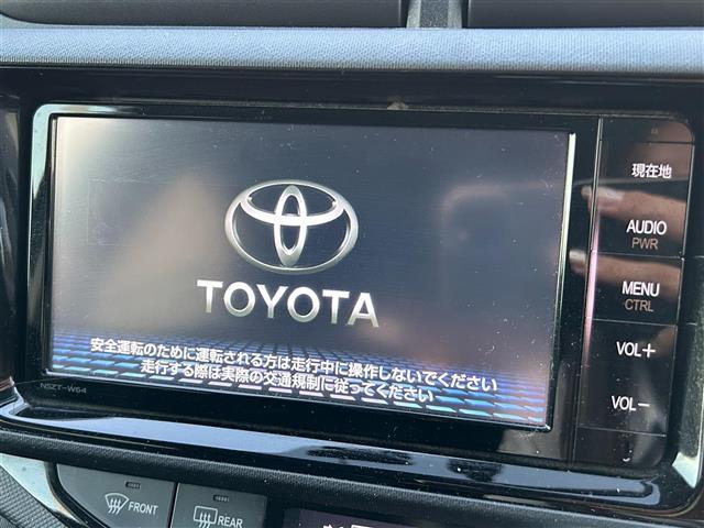 アクア S 純正ナビ バックカメラ LEDヘッドライト ドライブレコーダー 純正フロアマット スペアキー フルセグ DVD再生 USB入力端子 オートライト 衝突防止システム Bluetooth接続 スマートキー(3枚目)