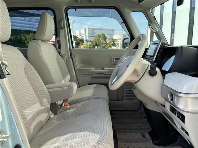 スペーシア ハイブリッドＸ　社外メモリ－ナビ　フルセグＴＶ／ＣＤ／ＤＶＤ／Ｂｌｕｅｔｏｏｔｈ　両側電動パワースライドドア　追従型クルーズコントロール　シートヒータービルトインＥＴＣ　前後ドライブレコーダー　後方コーナーセンサー（13枚目）