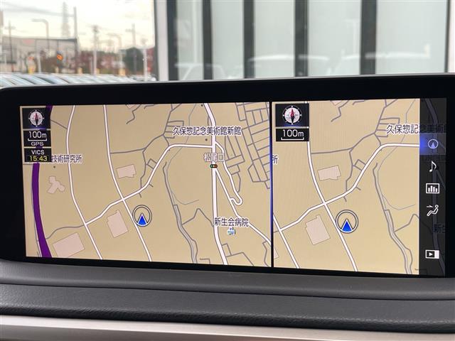 RX RX300 バージョンL 純正ナビ ACC プリクラ レーントレーシングアシスト オートマチックハイビーム 合皮シート パワーシート エアシートヒーター HUD BSM SOSコール オートホールド ドラレコ ETC2.0(4枚目)