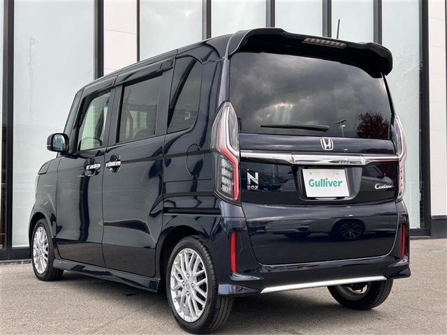 Ｎ－ＢＯＸカスタム ＥＸターボ　社外９インチナビ　バックカメラ　ＥＴＣ　前後ドライブレコーダー　両側パワースライドドア　ワンオーナー　ターボ　シートヒーター　パドルシフト　後コーナーセンサー　純正フロアマット　ＬＥＤヘッド（43枚目）