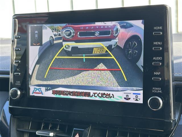 カローラツーリング ハイブリッド　ダブルバイビー　純正ナビ　バックカメラ　アダプティクブクルーズコントロール　レーンアシスト　クリアランスソナー　横滑り防止装置　シートヒーター　ＢＳＭ　ＨＵＤ　オートホールド　ステアリングヒータ　ドラレコ　ＥＴＣ（3枚目）