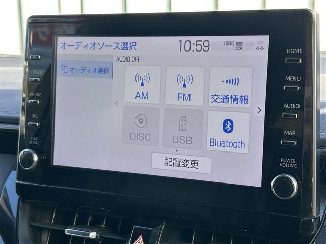 カローラツーリング ハイブリッド　ダブルバイビー　純正ナビ　バックカメラ　アダプティクブクルーズコントロール　レーンアシスト　クリアランスソナー　横滑り防止装置　シートヒーター　ＢＳＭ　ＨＵＤ　オートホールド　ステアリングヒータ　ドラレコ　ＥＴＣ（4枚目）