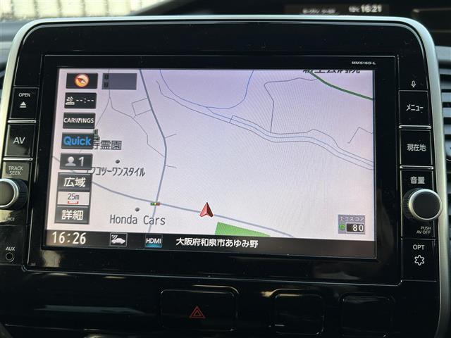 セレナ ハイウェイスター 純正8インチナビ バックカメラ 前後ドライブレコーダー 10,6インチフリップダウンモニター TVキャンセラー 片側パワースライドドア コーナーセンサー 純正16インチAW LEDヘッド・フォグ(5枚目)