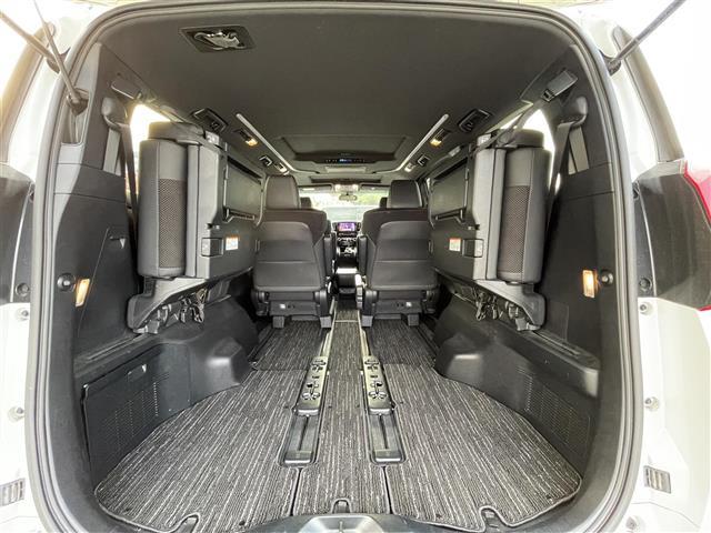 アルファード 2.5S タイプゴールド ワンオーナー 純正9インチナビ フルセグTV バックモニター 後席モニター ツインムーンルーフ レーダークルーズコントロール 両側パワースライドドア 電動リアゲート オットマン ETC 三眼LED(35枚目)