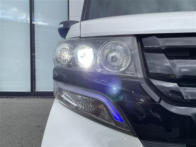 N-BOXカスタム 2トーンカラースタイル G・ターボLパッケージ 純正ナビ バックカメラ 衝突軽減ブレーキー 横滑り防止装置 パドルシフト クルーズコントロール LEDヘッドライト 両側パワースライドドア ハーフレザーシート チップアップシート フルフラット ETC(34枚目)