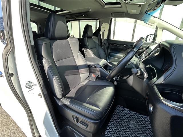 アルファード 2.5S Cパッケージ 社外11インチナビ サンルーフ バックカメラ ETC 前ドライブレコーダー 両側パワースライドドア パワーシート シートヒーター エアシート パワーバックドア オットマン BSM 純正18インチAW(29枚目)