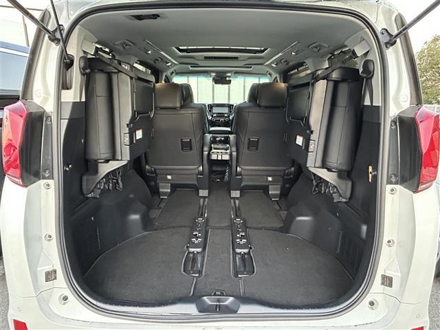 アルファード 2.5S Cパッケージ 社外11インチナビ サンルーフ バックカメラ ETC 前ドライブレコーダー 両側パワースライドドア パワーシート シートヒーター エアシート パワーバックドア オットマン BSM 純正18インチAW(35枚目)