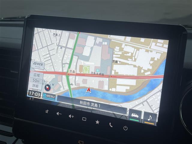 スペーシアカスタム ハイブリッドＸＳ　衝突軽減　両側パワスラ　純正９インチメモリナビ　全方位モニター　フルセグ　スマートキー　　アイドリングストップ　プッシュスタート　クルーズコントロール追従走行有　レーンキープ　ＬＥＤヘッドライト（7枚目）