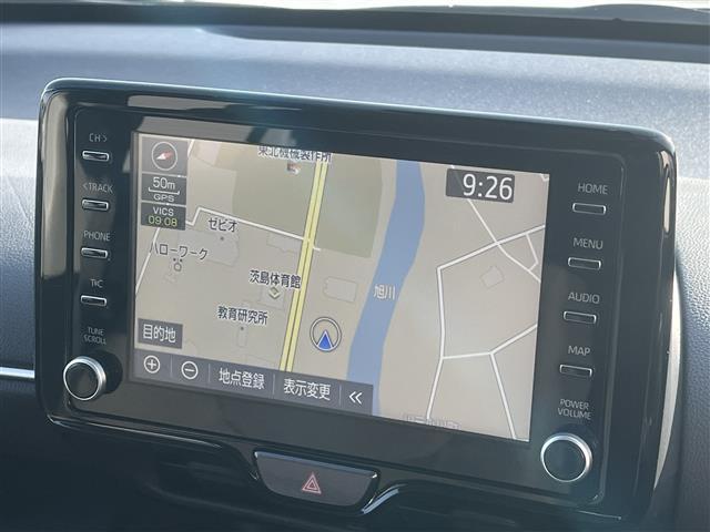 ヤリスクロス ハイブリッドG 衝突軽減システム 純正メモリナビ(BT/AM/FMUSB) バックカメラ トヨタ純正アルミ スマートキー アイドリングストップ プッシュスタート クルーズコントロール追従走行有 レーンキープアシスト(8枚目)